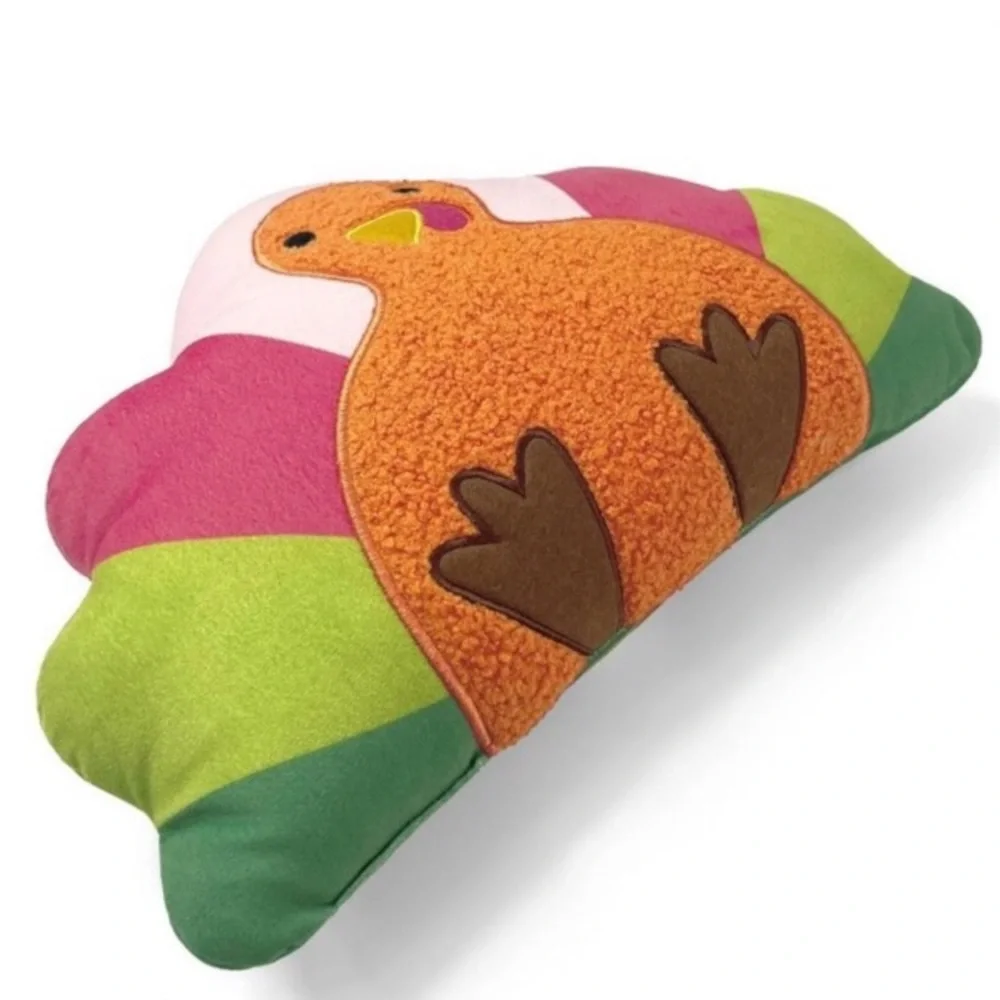 Target Bullseye’s Playground Decorative Thanksgiving Colorful Turkey Pillow